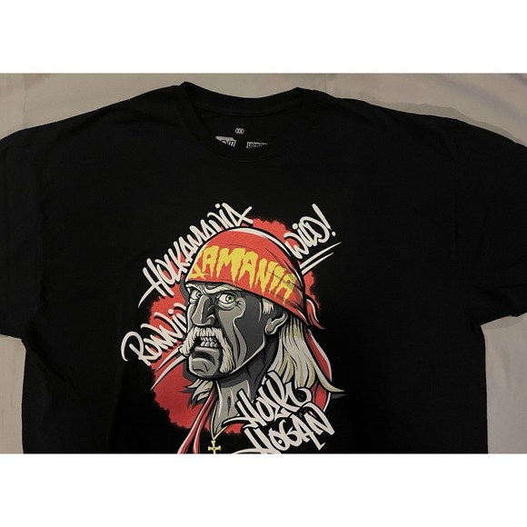 WWE Hulk Hogan T Shirt Urban Aztec Hulkamania Short Sleeve 2XL - Picture 8 of 15